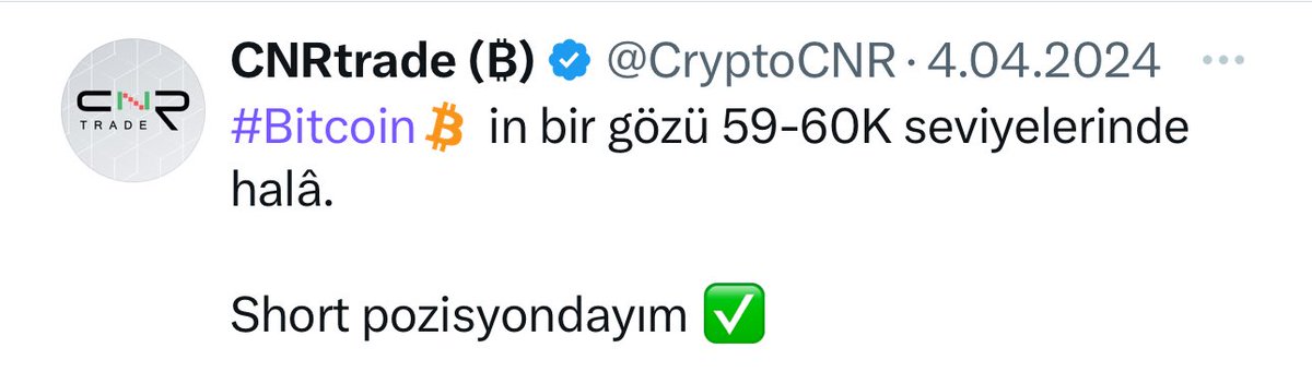 CryptoCNR's tweet photo. #Bitcoin de düşüşü durdurabilecek en yakın alan  60-59K alanı. 

Bu seviyelere kadar gelebileceğini öngörüpte uzun vadelere nakit ayırdık ancak vadelide çuvalladık. 

Vadelideki beklentide aslında longlardan %20 civarı kâr görüp kapatmaktı ama savaş haberleri planların içine etti. 

Çeşitli etkinliklerle bakiyesi olmayanlara destek olup oyunda tutmaya çalışacağız. 

Bu düşüşten çok güçlü çıkacağız. #Bitcoin de şimdiye kadar yaşanılan krizler çok büyük yükselişler getirmiştir. Bunu unutmayın.