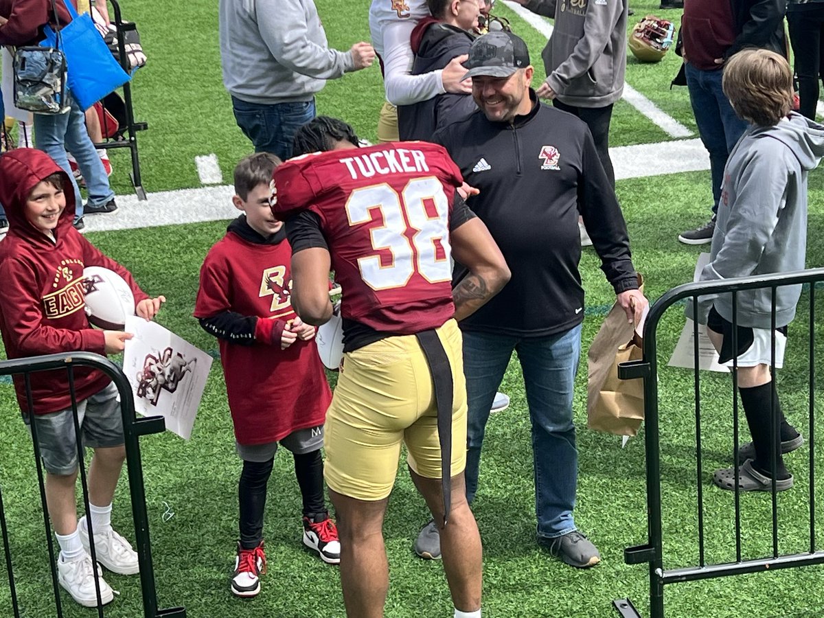 smars319's tweet image. More scenes and sounds from the BC Spring Game. These guys played hard the entire time and it’s exciting to see what BoB is doing to prepare the team for next season! @BCFootball @BCFootballFans @WillBlackmon @OurBleepinCity1 #wearebc #forboston #forbostonalways #earnit