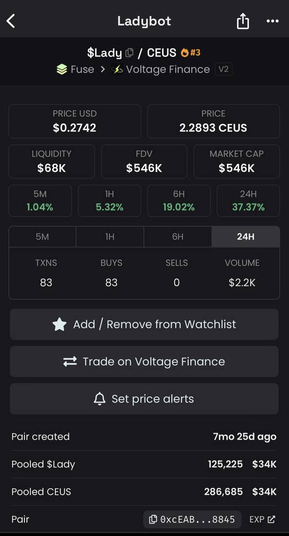 Cryptomarket 🩸🩸🩸🩸🩸🩸

No problem for <a href="/LadyBot_sniper/">LadyBot $LADY</a> 

Community very strong💪 &amp; love ❤️ = ✅✅✅✅✅✅✅✅✅✅