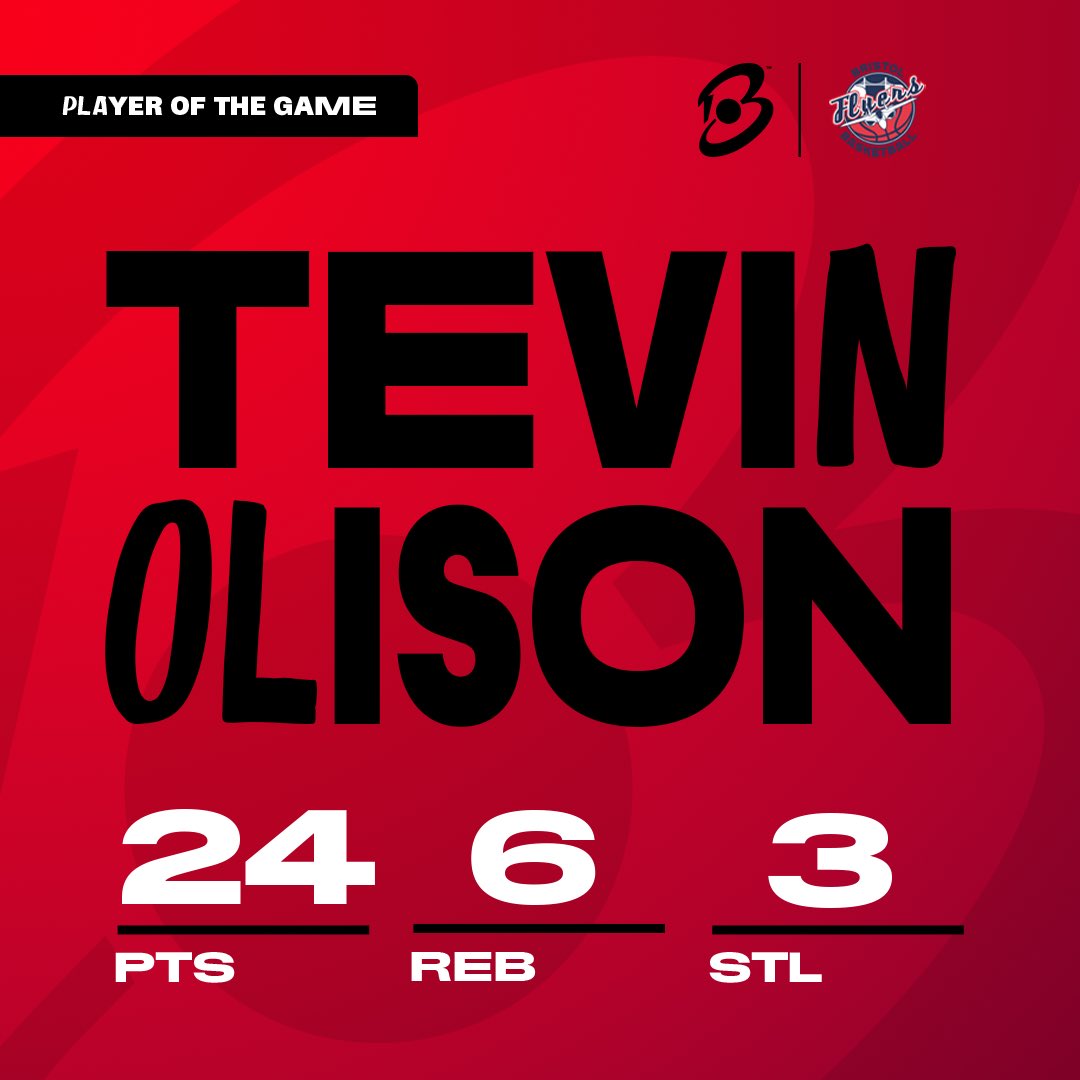 British Basketball League (@britishbasketm) on Twitter photo 😮💨👀 <a href="/TevinOlison2/">TËVO ✌🏽</a> turned it up a notch tonight as he led the <a href="/BristolFlyers/">Bristol Flyers</a> to a big win!
📺 WATCH HIGHLIGHTS: youtube.com/@BritishBasket…
#UNBEATABLE #BritishBasketballLeague 😮💨👀 <a href="/TevinOlison2/">TËVO ✌🏽</a> turned it up a notch tonight as he led the <a href="/BristolFlyers/">Bristol Flyers</a> to a big win!
📺 WATCH HIGHLIGHTS: youtube.com/@BritishBasket…
#UNBEATABLE #BritishBasketballLeague
