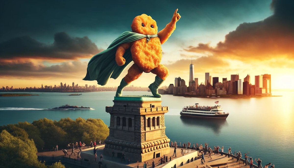 On a quest to make $NUGGET a household name globally! 🌐

Gearing up for our next massive leap post-dip. x10, x100, or x1000 gains? 

You're still right on time. Let’s get this!!!

#Solana #SolanaMemeCoins #SolanaAirdrop $SOL #SolanaAllstarsNG #memecoin #MEMEAI