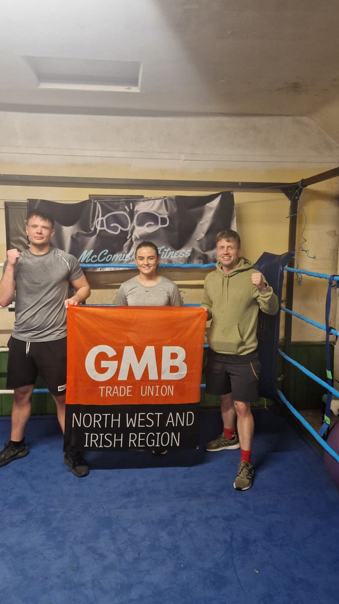 A big shout out to @GMBNI ABC Council members Pavel & Franta Pesek (father n son team) & Clodagh McComiskey who are taking part in a charity boxing contest tonight .All money raised is going to the charity PIPS. Good luck to you all. @GMB_union_NWI
