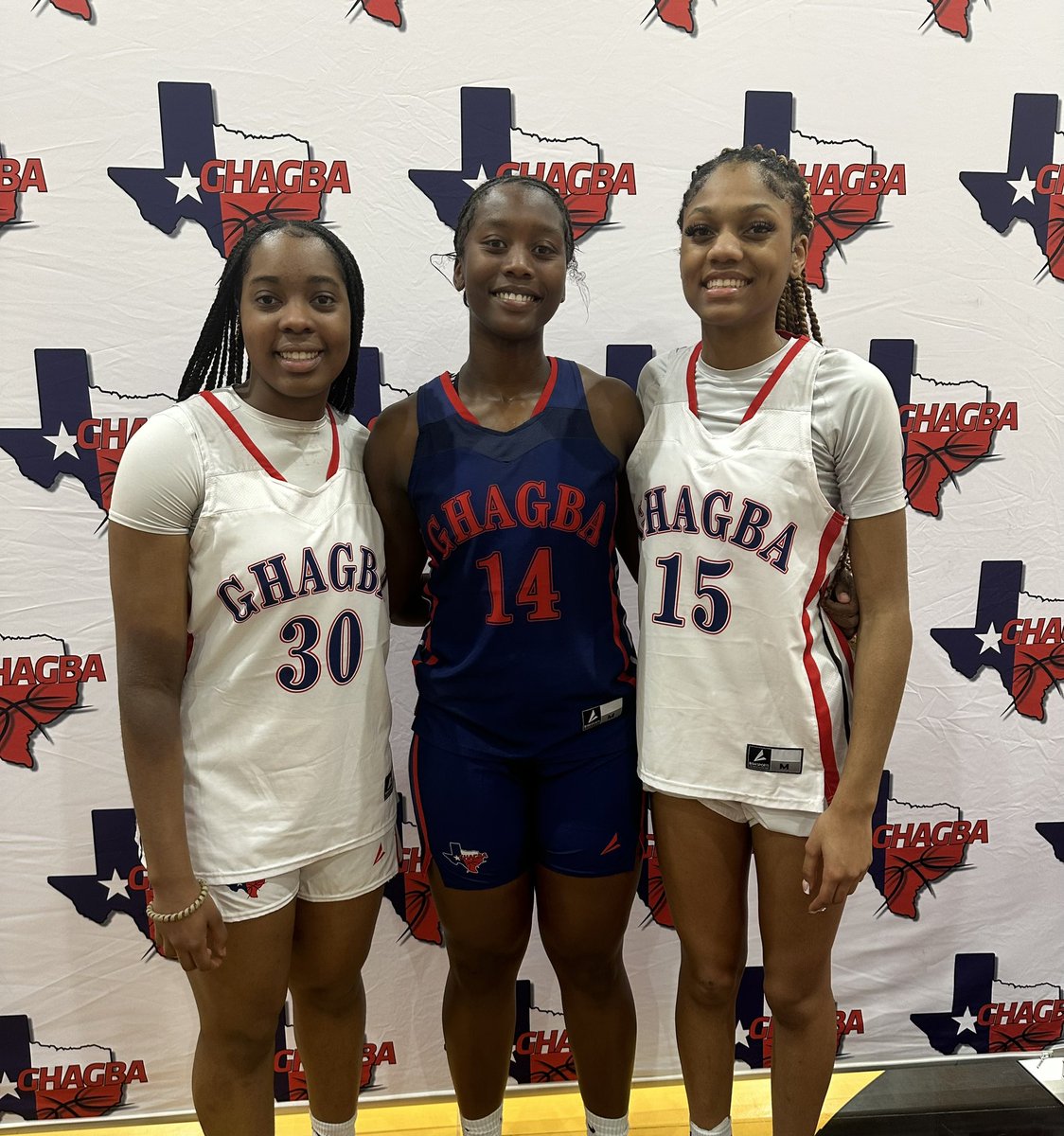 It was great to see #KISD represent at the @GHAGBA all star game. Congrats to @khloe_vaughn @CallensChristin @Camryn_beck15 on a job well done. @KleinISDAth @KleinISD @KC_Coach_Lee @kcainladyhoops @KOLadyHoops
