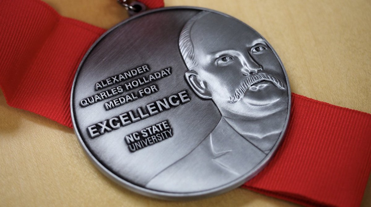 Four faculty members have received the highest honor bestowed by NC State and the university’s Board of Trustees: the Holladay Medal for Excellence. See how their achievements have made sustained contributions to the university: ncst.at/k7IK50RfcKh #ThinkAndDo