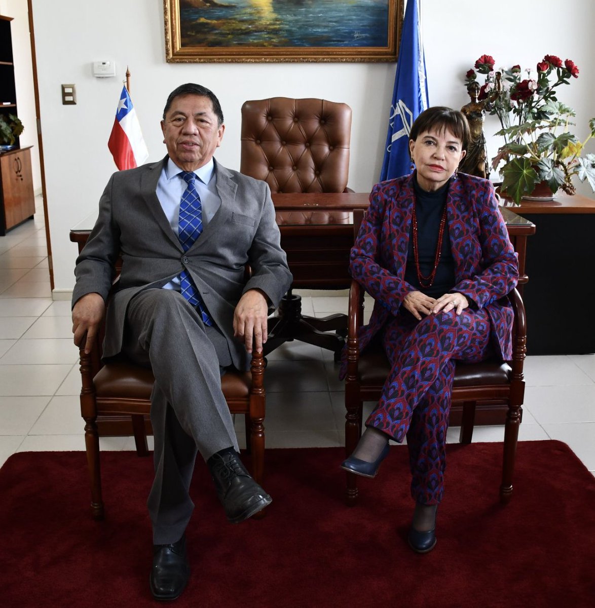 Presidenta de la Corte de Apelaciones de Temuco recibe la visita protocolar del director regional del Registro Civil pjud.cl/prensa-y-comun…