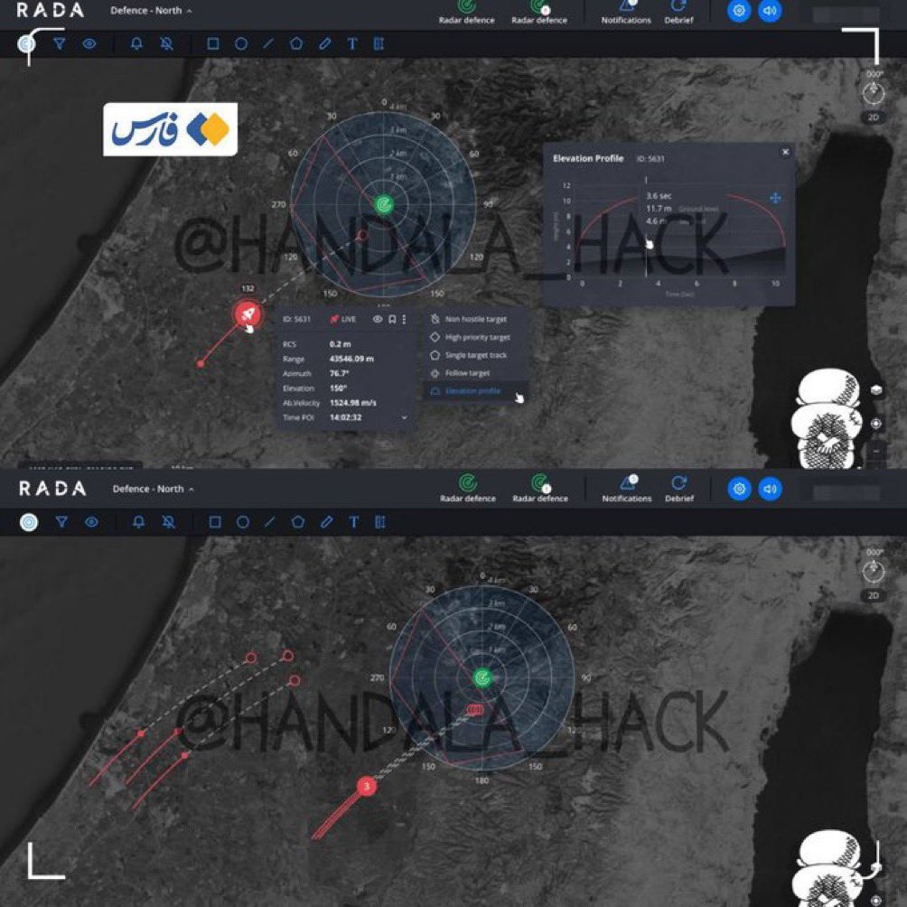 updazone's tweet photo. 🚨🇮🇷🇮🇱 BREAKING: IRANIAN Cyber Warfare teams have HACKED ISRAELI MILITARY radars.
#Iran #IranAttack https://t.co/flvXe6US8g