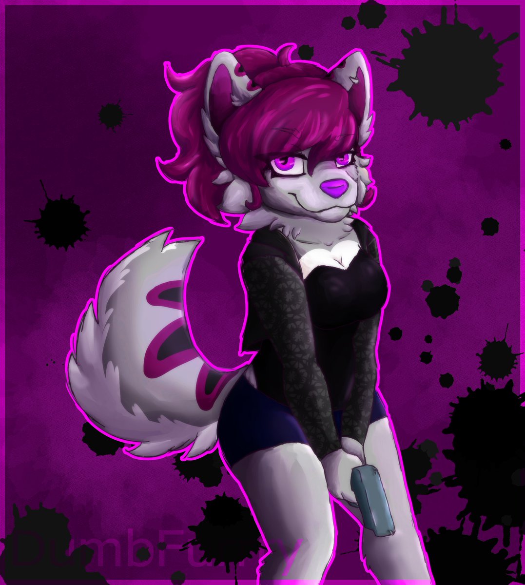 she shoot, bang bang #furryart #oc #digitalart #furryfandom