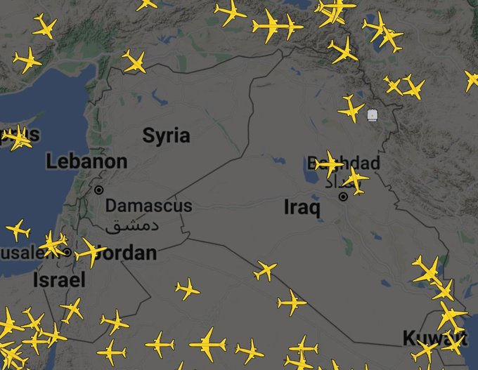 Breaking News: Turkey has informed the US that it will not allow or permit use of its airspace against Iran.

Flights are being cancelled to and over Iran and Israel in anticipation of airstrikes:  - Austrian Airlines has cancelled all flights to Iran until April 18th  - Israeli