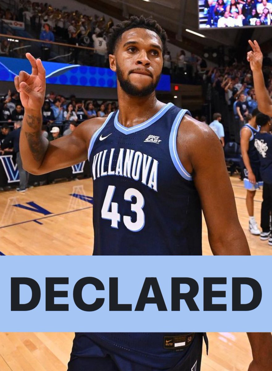 Breaking: @BigEballer_ has declared for the 2024 NBA draft. Best of luck and thank you for everything! Once a Wildcat, always a Wildcat ✌️