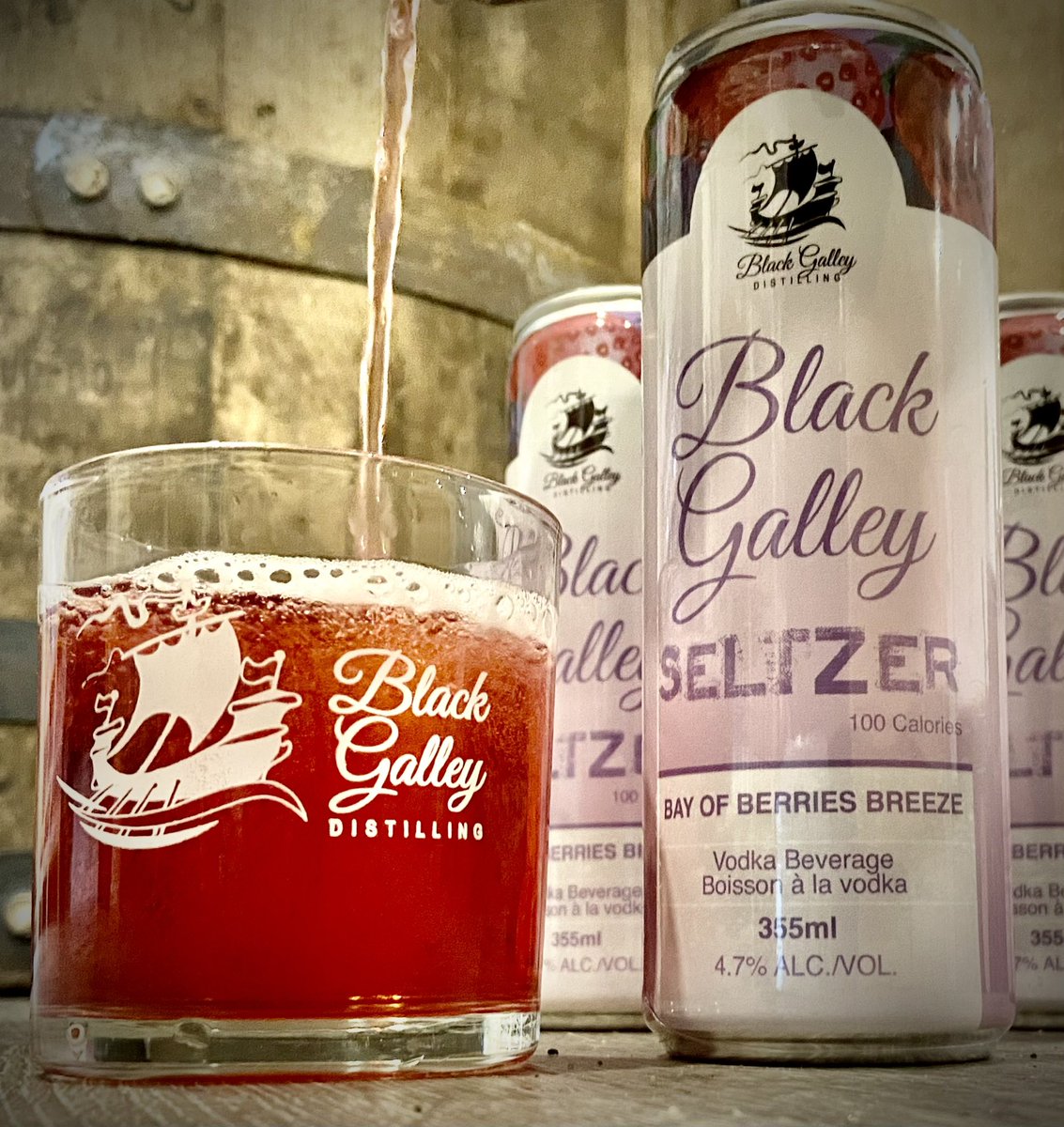 Bay of Berries Breeze Seltzer now available at the Stillhouse 100 calories of Bumble Berry Goodness #MadebyDistillers #DrinkNB #Seltzer #100Calories