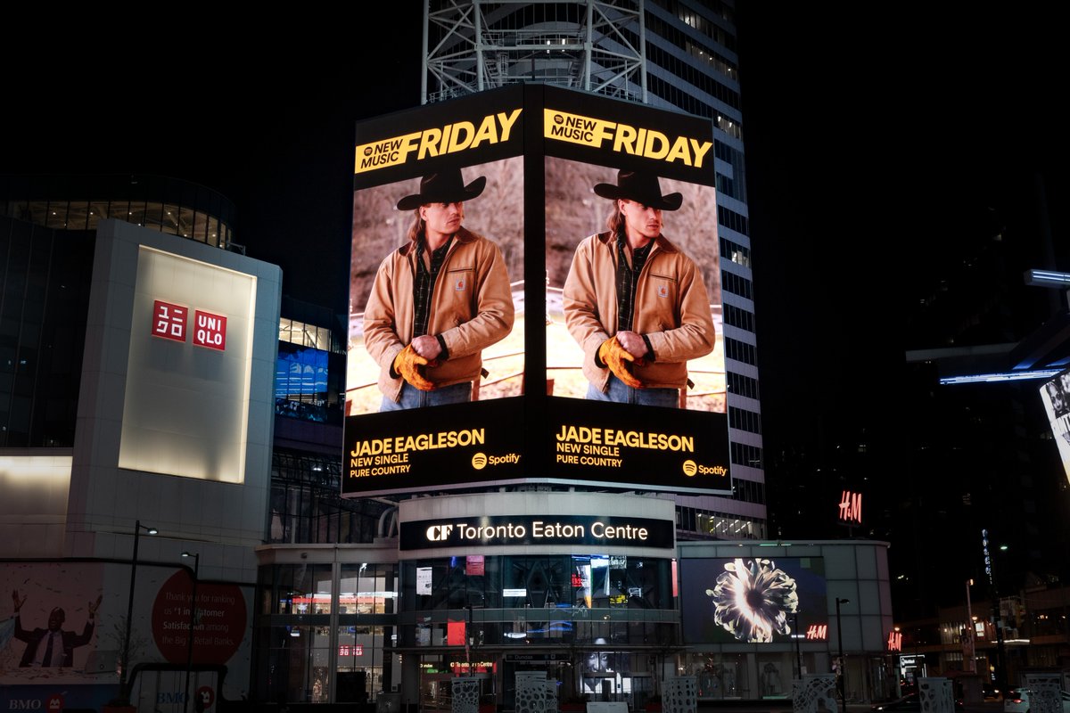 Country takin’ over the city! Thank you @SpotifyCanada for the support! Check out Pure Country on New Music Friday Canada: spoti.fi/4aygYNU
