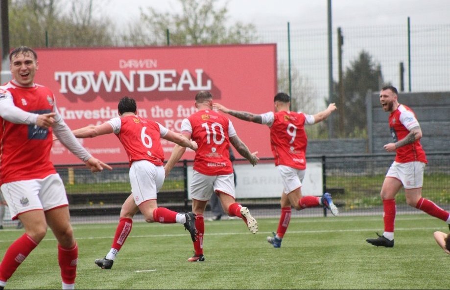 ⚽⚽⚽ HAT-TRICK HERO Opening Day: Garstang 3-5 Darwen ✨Leon Creech Hat-Trick Final Day: Darwen 4-3 FC St Helens ✨Leon Creech Hat-Trick Triple's for @Leoncreech98 to Open and Close our 23/24 Season. #OneClub 🇦🇹