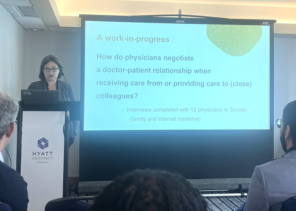 What a pleasure watching Andrea Gingerich @RaterCognition brilliantly present our work reflecting on the challenges of “Caring for Colleagues” with @sginsburg1 at #ICAM2024. @cupido_ne @ubcMedCHES @theWilsonCentre #MedEd