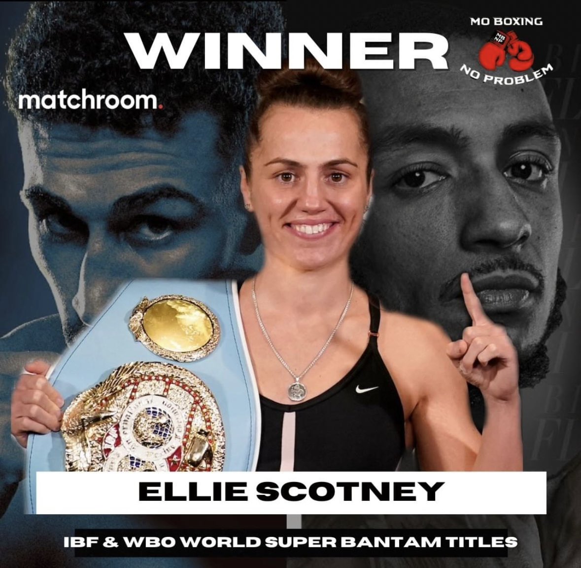 Ellie Scotney defeats Segolene Lefebvre by UD to improve her record to 9-0, 0 KO's, and unify the IBF & WBO World Super Bantamweight Titles 🏆🥊
@elliescotney_ 

#boxing #ukboxing #elliescotney #scotneylefebvre #womensboxing #ibfchampion #wbochampion #superbantamweight #matchroom