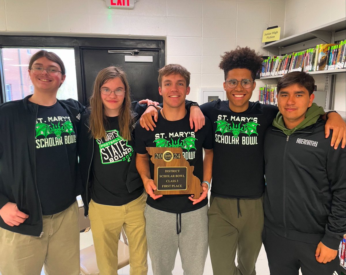 Major congratulations to our Scholar Bowl team on winning Districts!! A special shoutout to Django Archer on earning All-District! 🐉 
#ScholarBowl #GoDragons