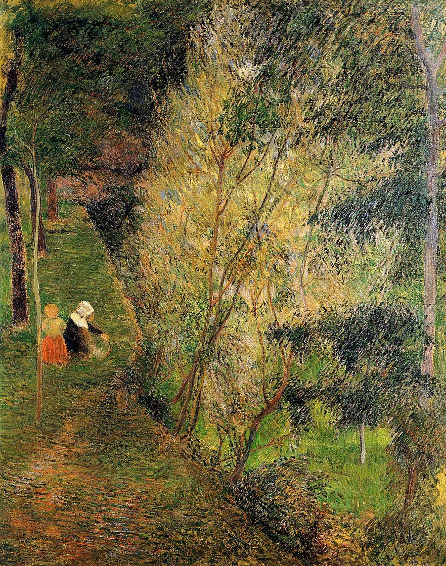 The art matterr .

Pont-Aven woman and child .

- Paul Gauguin