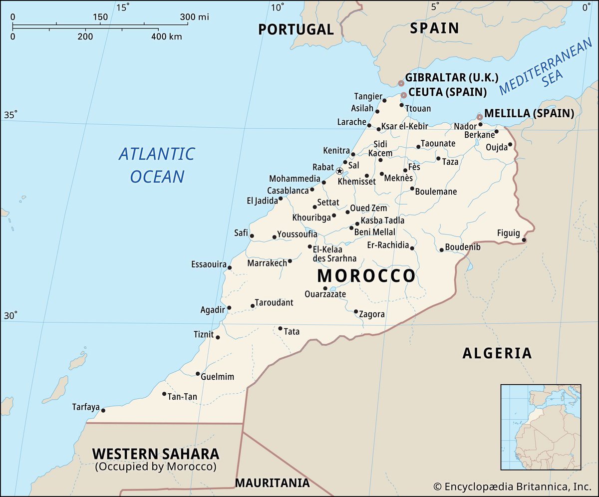 @TerribleMaps Western Sahara 🇪🇭 is occupied by Morocco