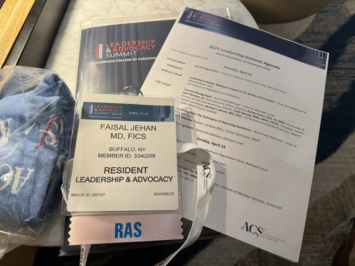 Great start to the @AmCollSurgeons ACS Leadership and Advocacy Summit #ACSLAS2024 @RASACS thanks to the @AmCollSurgeons for the Travel Award and the opportunity to advocate for patients and influence policy.