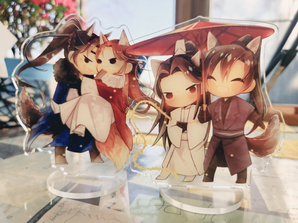 made some standees for the occasion 🎉