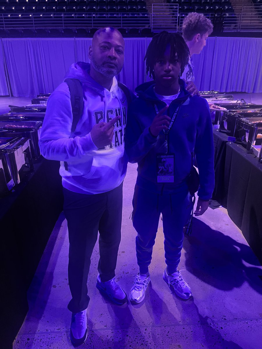 Had a great time at PSU today🦁<a href="/CoachTerryPSU/">Terry M. Smith</a> @calebtyler_psu <a href="/CoachCortazzo/">Frank Cortazzo</a> <a href="/210ths/">2Tenths Speed & Agility</a> #WEARE