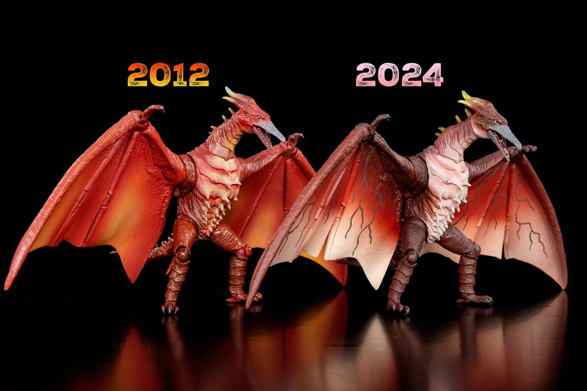 Fire Rodan comparisons! Which version do you prefer? More here 