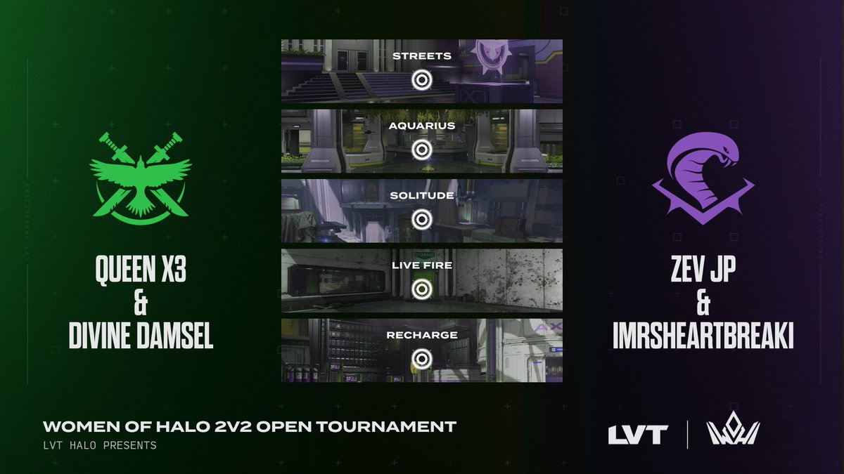 WINNER FINALS: @MLGQueen & @kkateymarie VS @IMrsHeArTbReAkI & @ZevJP Twitch.tv/LVTHalo