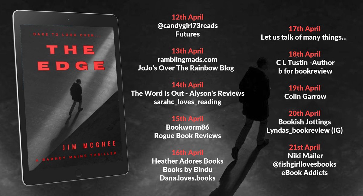 Today I am on the Blog Tour for The Edge (DI Barney Mains Book 5) by @bigbarneymains @rararesources Big Barney is back and haunted by a killer in another thrilling story. A brilliant series which I can highly recommend! 5 stars!! Full review on facebook.com/TheWordIsNowOut