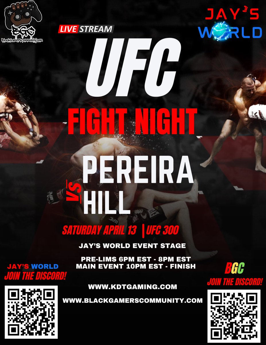 Looking To Watch The Fight ? Join Here 👉🏽discord.gg/jayeveryday 👈🏽#UFC300 #UFC299  #alexpereira #jamahalhill #weilizhang #weili #UFC303 #UFC #정권챌린지_해찬