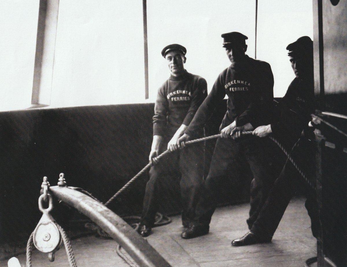 mersey ferry crew in 1926