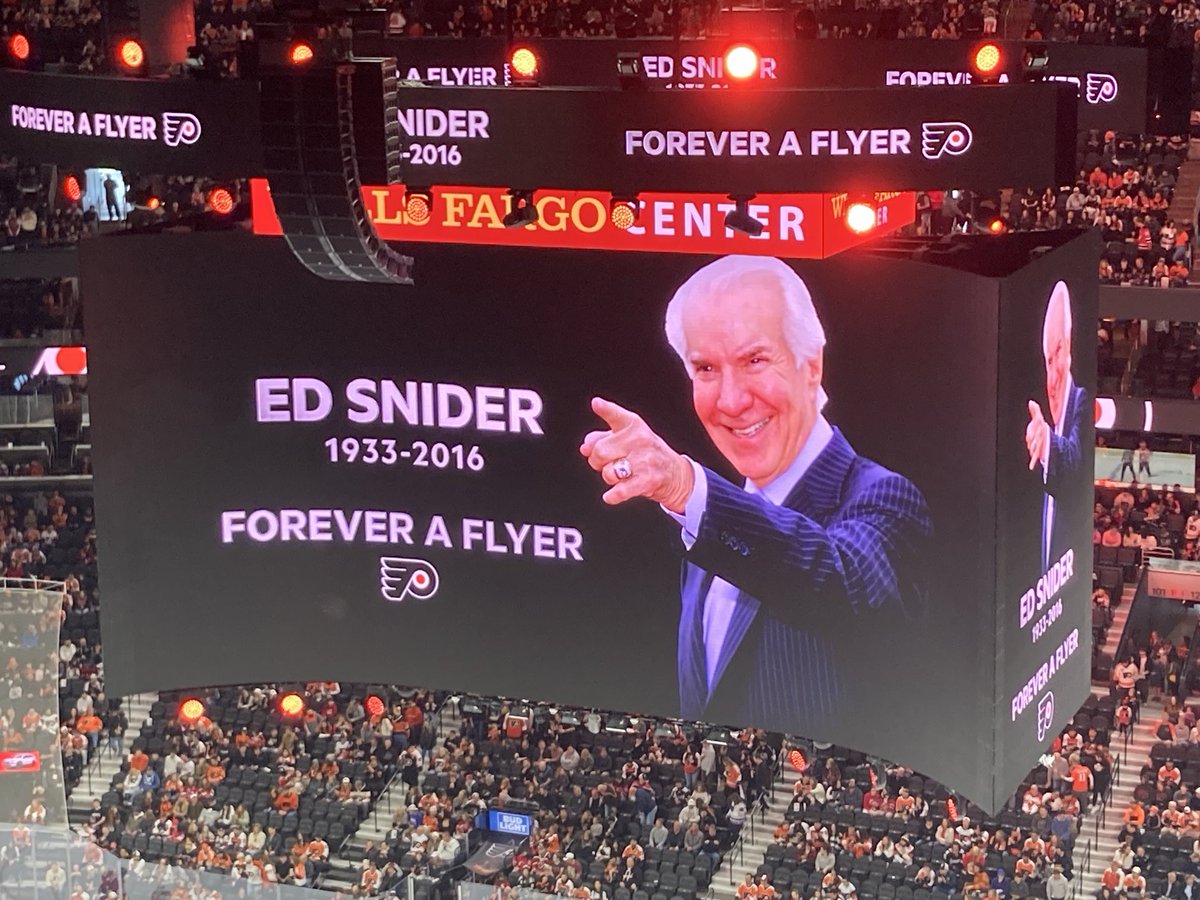 Flyers honor Ed Snider