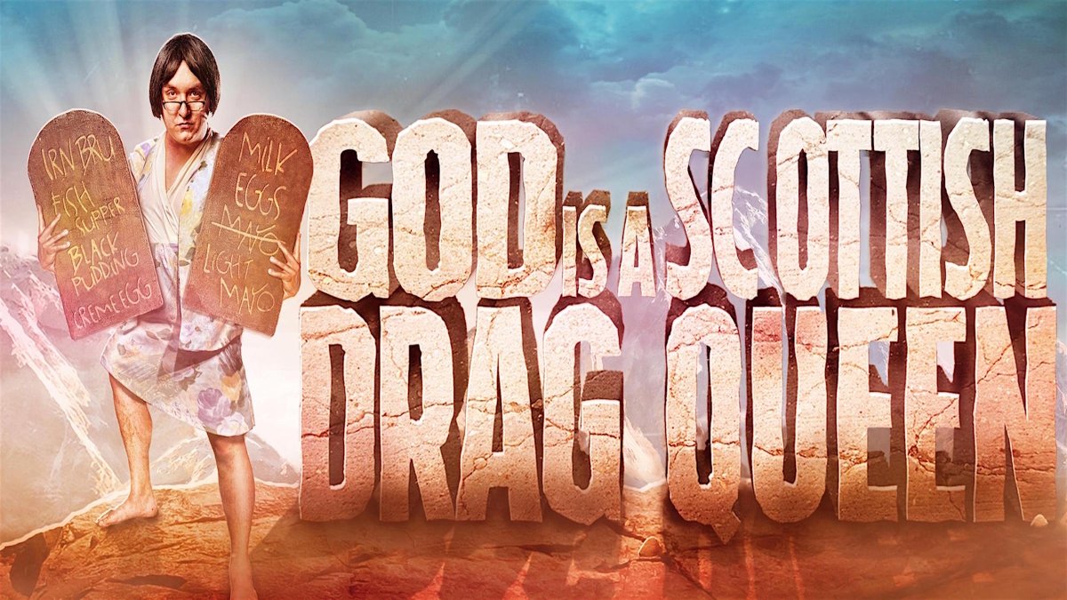 🎭 God is a Scottish Drag Queen 🎭 Friday, May 3, Broadway Theatre Doors open at 6:30PM, show at 7:30PM. All ages. ★★★★★ “Made me laugh so hard I cried!” Edmonton Journal Tickets on sale now at broadwaytheatre.ca/events?p=event…