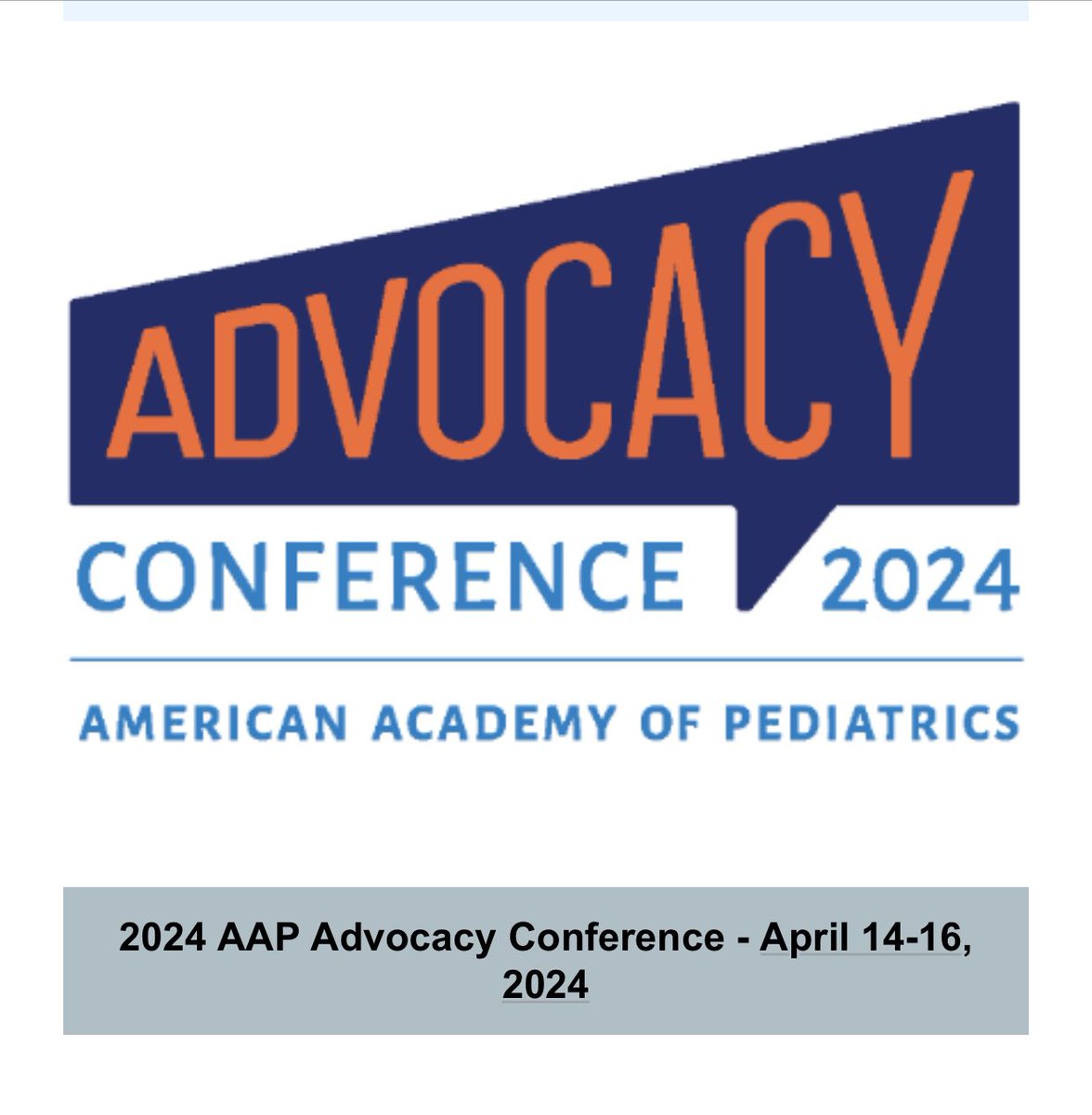 It’s almost that time again! The #AAPAdvocacy conference starts tomorrow. Send me a gif if you’re looking forward to this as much as I am. I hope to see some new and some familiar faces. #tweetiatrician #AAPAdvocacy #Putkids1st