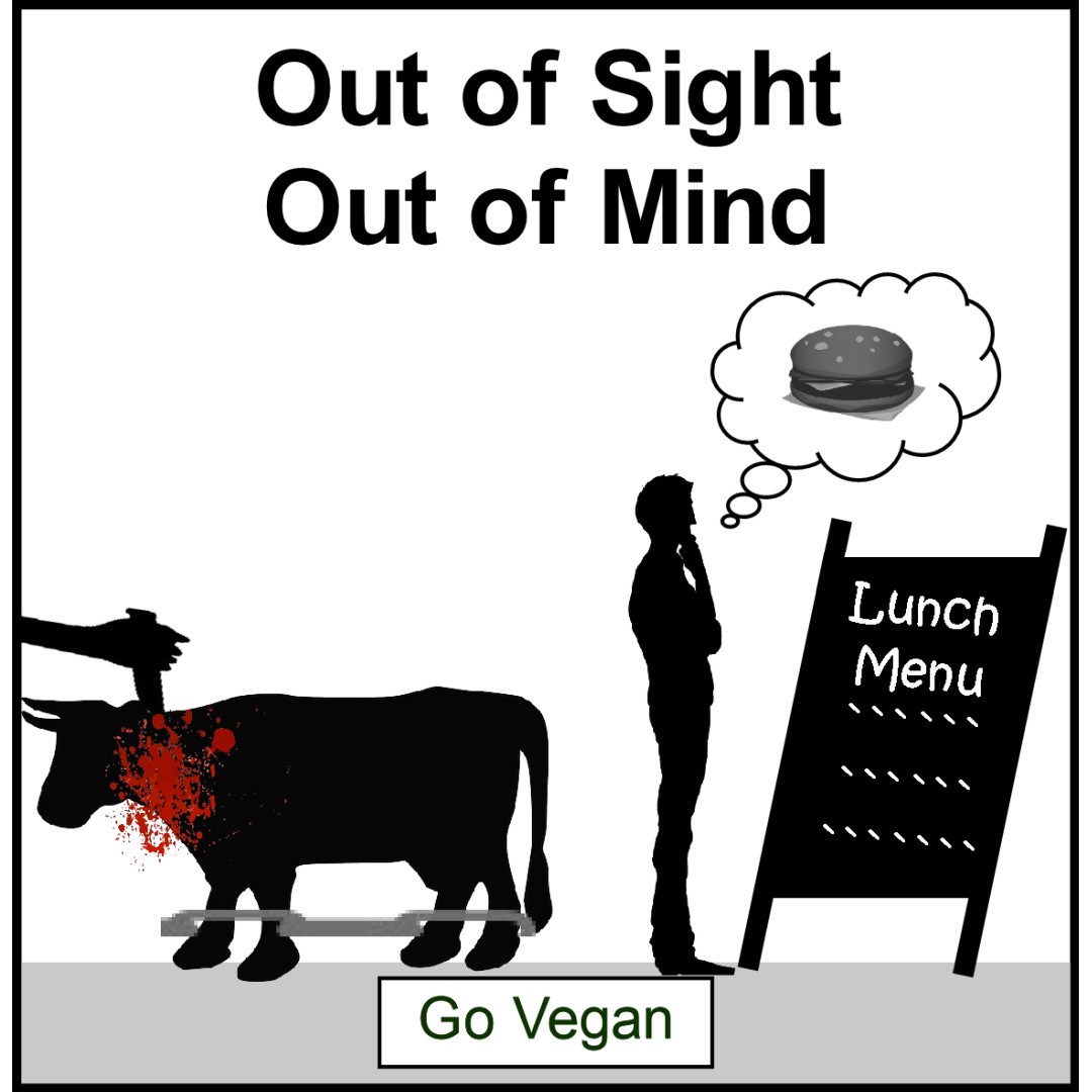 animalsoutloud's tweet image. #outofsightoutofmind #govegan