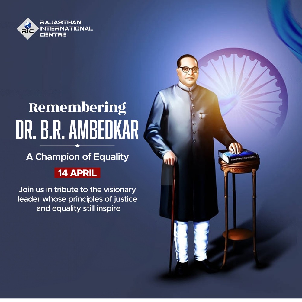 On this auspicious day, we honor the birth anniversary of Dr. B R Ambedkar, the visionary architect of the Indian Constitution. 

#ambedakarjayanti #drambedkar #babasahebambedkar #ricjaipur #rajasthan #indianconstitution #equality #constitution