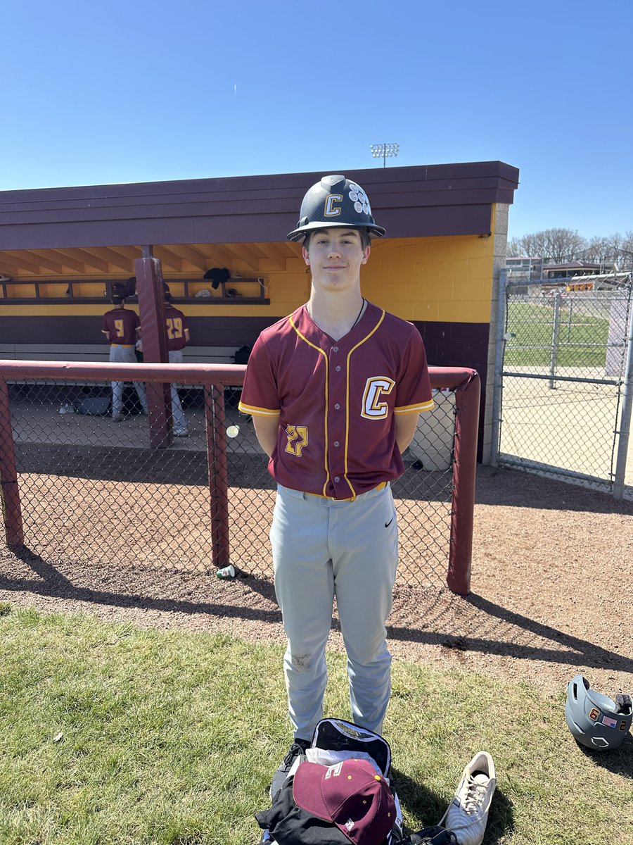 JV defeats Hanover in game 2 to complete the sweep 4-3 Ethan Glassman “Hardhat Player of the Day” 7 IP, 3 H, 1 ER, 9 K, 4 BB; 2-3, 2 2B, 3 RBI Lucas Thompson 1-3 Luke Lively 1-2