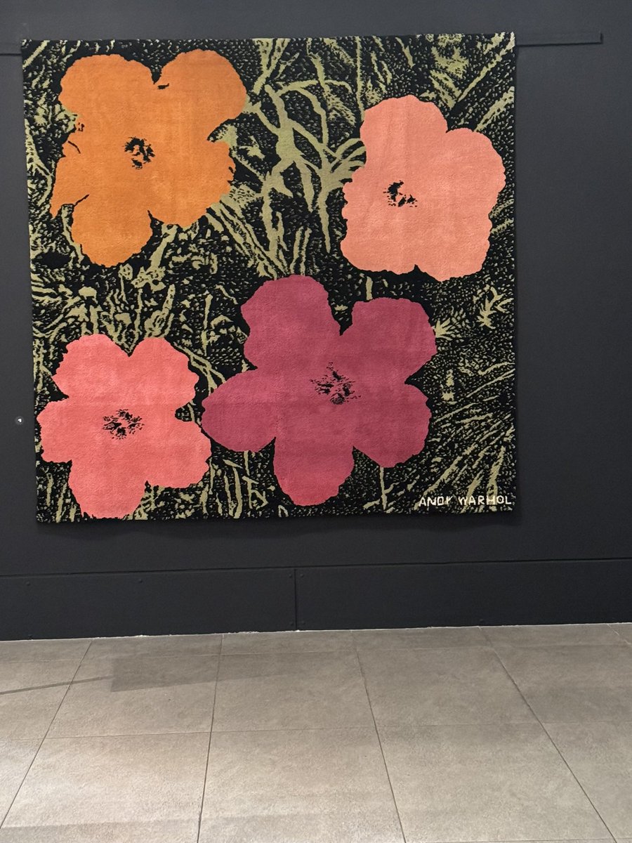 knit28's tweet image. Had a lovely visit to Edinburgh to see the beautiful Andy Warhol textile design exhibition at the Dovecot gallery.
#AndyWarhol #Edinburgh #Dovecot