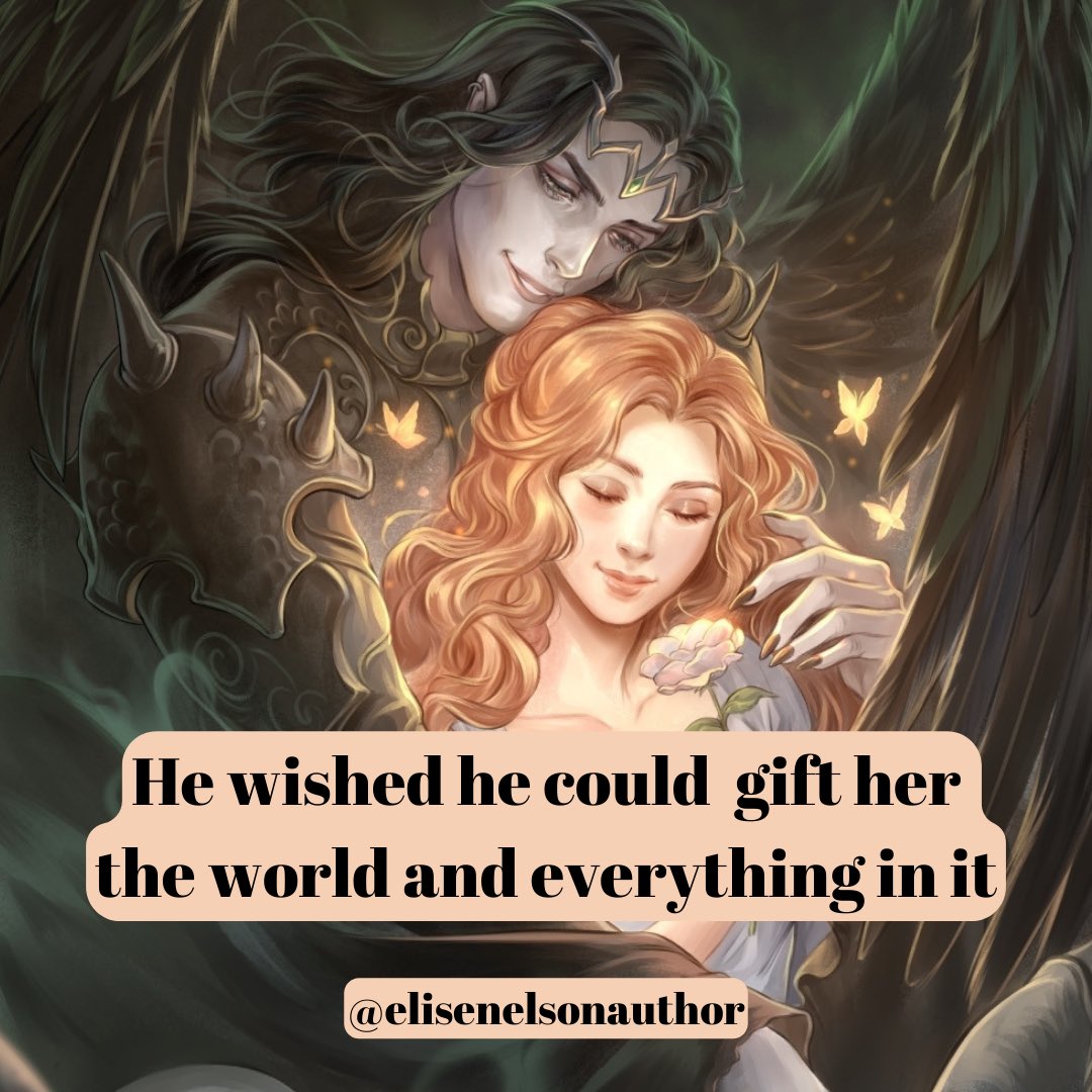 “He wished he could gift her the world and everything in it” ❤️🖤 Order “The Light in Hades” now 🥀 Out everywhere April 16th 

#thelightinhades #hadesandpersephone #romanticfantasybook #enemiestolovers #forbiddenromance #grumpandsunshine #enemiestolovers #enemiestoloversromance
