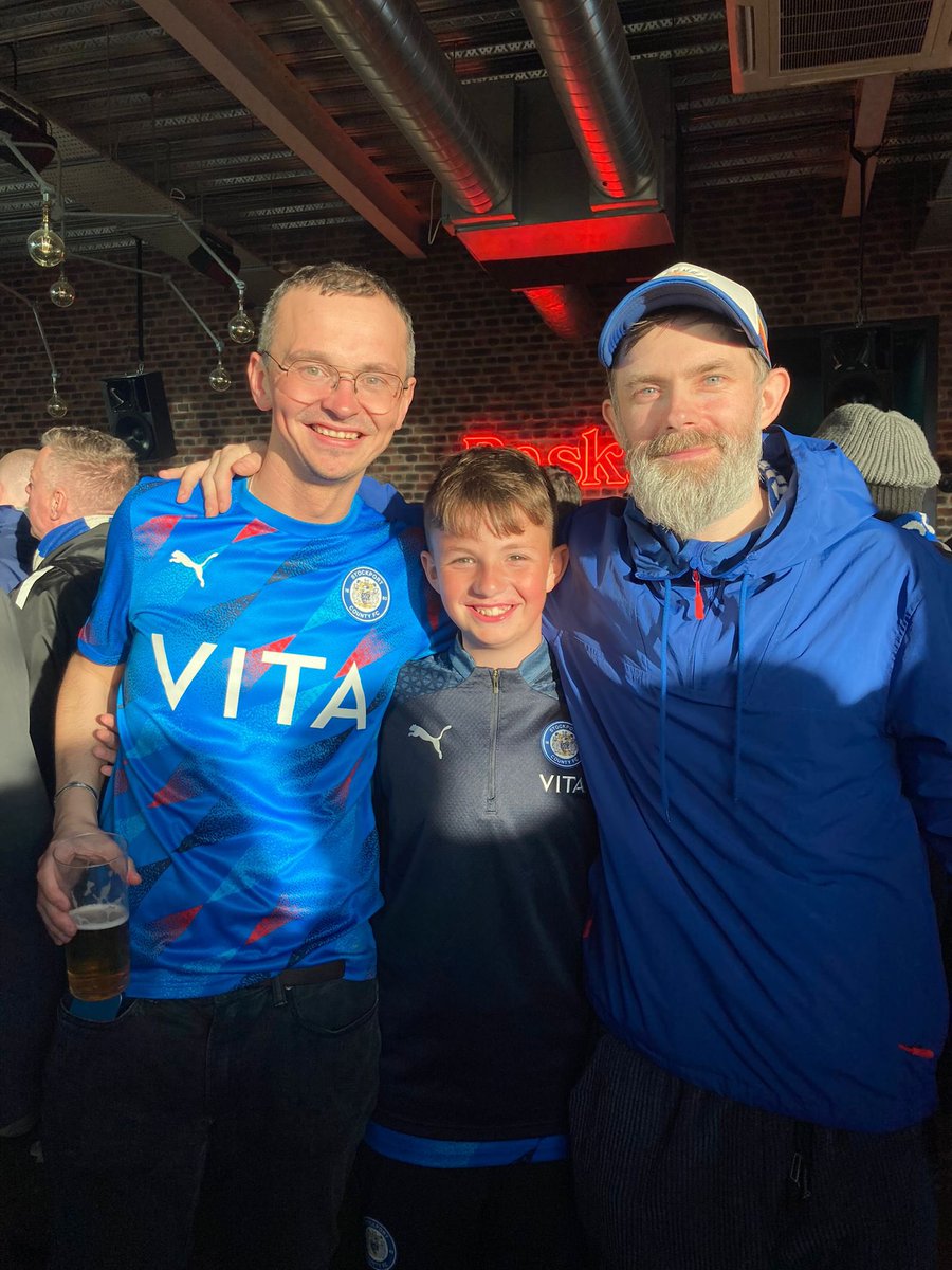 mrbenjitaylor's tweet photo. I cannot wait to take my little boy to Edgeley Park. I’ll be a mess 🥹

Seeing so many mum and dads with their kids after the final whistle today just looking the happiest. What a feeling.

Last thing, thanks for all the lovely comments today about the news. Can’t stop smiling. https://t.co/IqIvK3iCwo