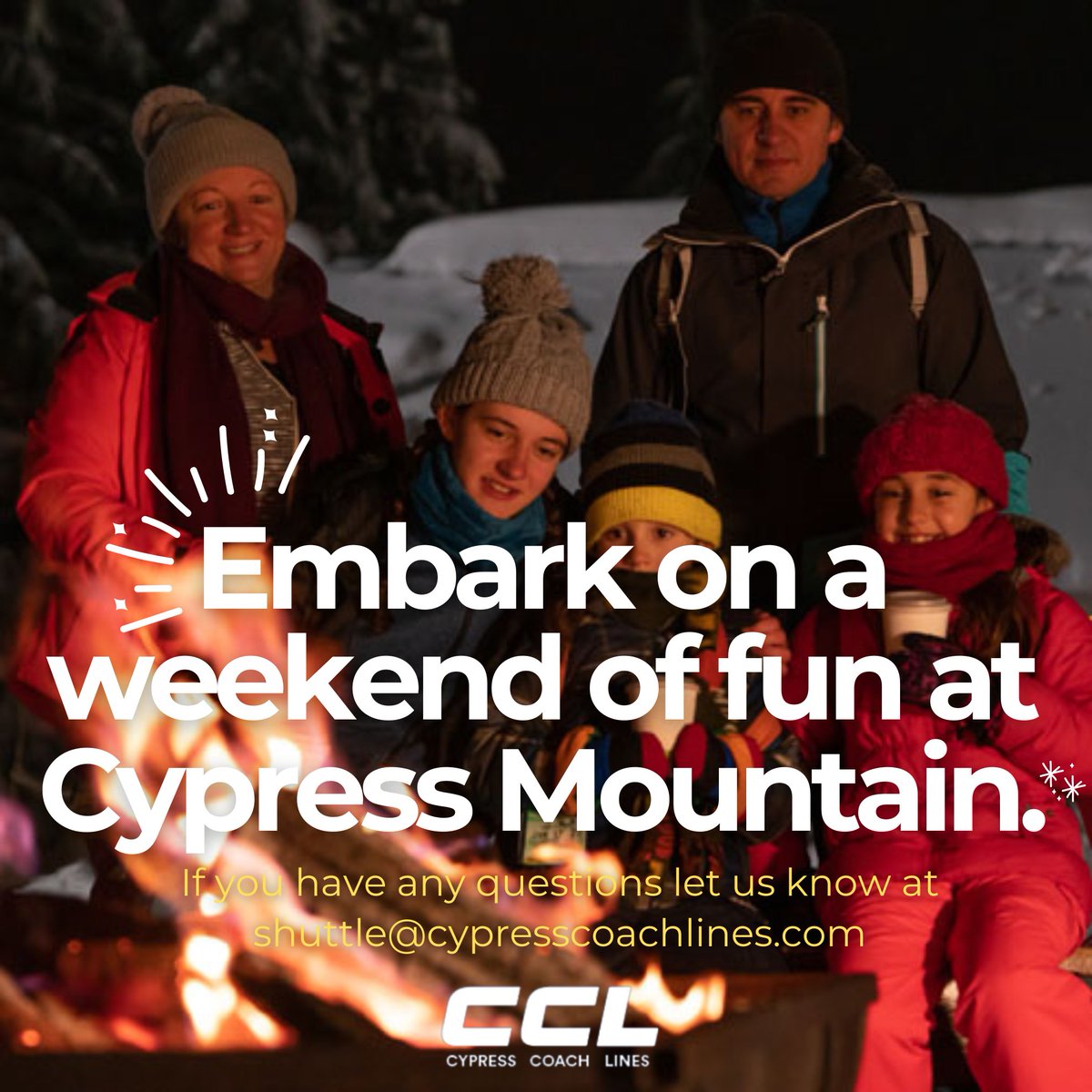 #CypressMountain has your weekend covered with Family Friday Nights, the Hollyburn Nights on Saturdays, or even Cypress Sundays with a comfortable #CypressCoachLines ride! 

 BOOK ONLINE TODAY! bit.ly/3Inqoyw

#trip #bus #bustrip #vancouver #travelsafe #relax #nature