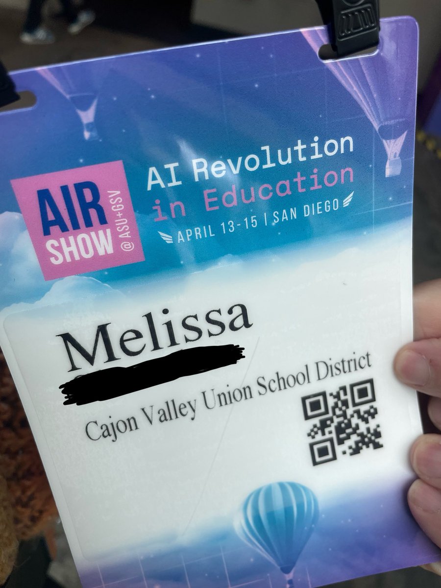 Artificial intelligence is transforming education! Great first day of the #airshow with <a href="/asugsvsummit/">ASU+GSV</a> Thank you <a href="/CajonValleyUSD/">CajonValleyUSD</a> for the opportunity to attend, learn, and grow! Really enjoyed <a href="/BillNye/">Bill Nye</a> and looking forward to Day 2!