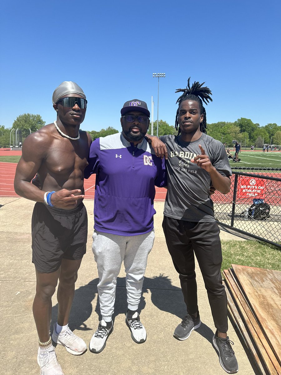 CoachJ1906's tweet photo. Words can’t describe how proud I am of these guys. Got a chance to watch them compete today. They were a part of the foundation for what we’re building at @DCJagsTrack https://t.co/pBtCaMpY3O