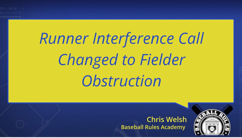thinkpitch's tweet photo. Was Cash correct that runner interference should have been called?

Read the full article: Runner Interference Call Changed to Fielder Obstruction
▸ https://t.co/4YaDDKQ12I

#MLB #MLBRules #BaseballRules #MLBReplay #MLBReview #RulesGuyVideo https://t.co/2WMuIsfoxa