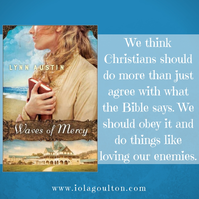 5 stars to Waves of Mercy - wise words from #ChristianFiction author Lynn Austin #BookQuote