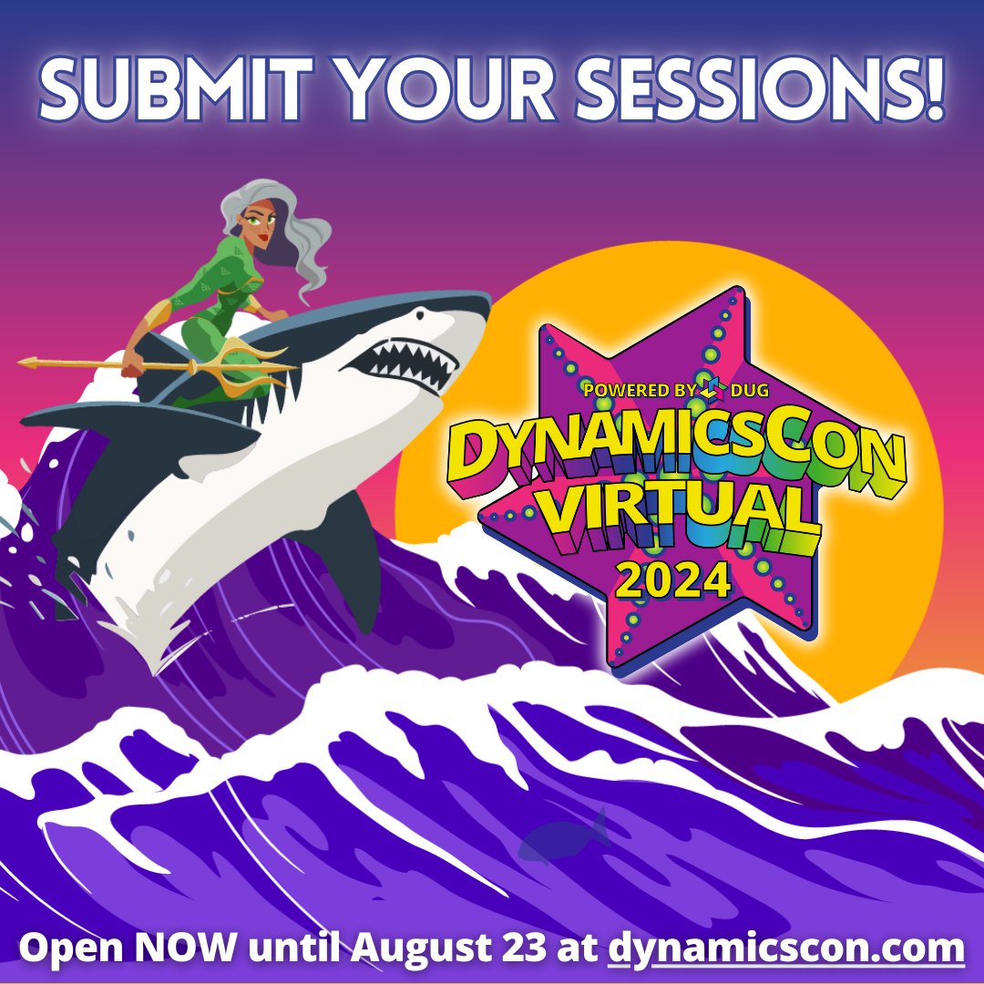 Dynconference's tweet photo. Session Submissions are OPEN for #DynamicsConVIRTUAL! 🚀 Whether you're a #MsdynD365 expert, #PowerPlatform pro, or #DynamicsGP guru, we want to hear from you! Submissions close on August 23. 

Submit your sessions at https://t.co/22cEqMcBi4 https://t.co/huD6wiXacq