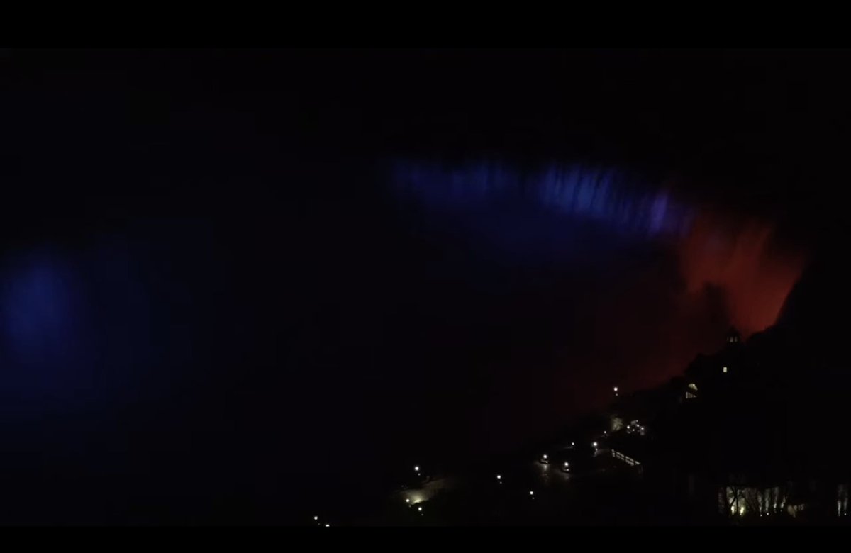 FNDHope's tweet image. Check out Niagara Falls Live stream Lit up Blue and Orange for #FNDAware  youtube.com/watch?v=Mxy_K4….  .