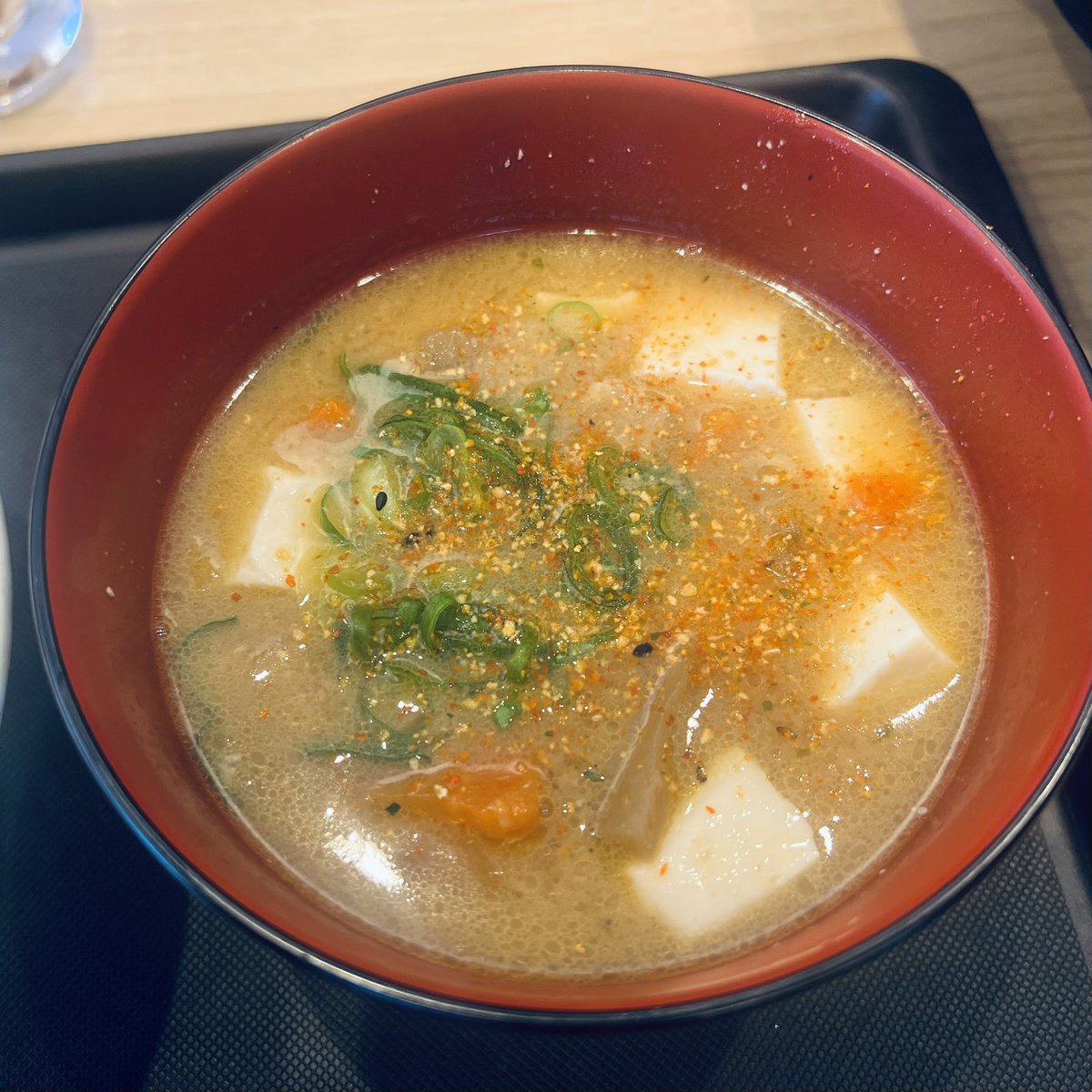 ロースカツ丼大盛
豚汁