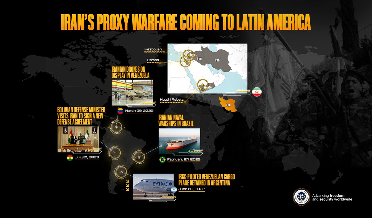 IRAN’S OPTIONS IN LATIN AMERICA With Iran’s unprecedented drone and missile attack on Israel there is an elevated alert in Latin America should Iran choose to extend the conflict to the Western Hemisphere. The Center for a Secure Free Society (SFS) does not have any specific…