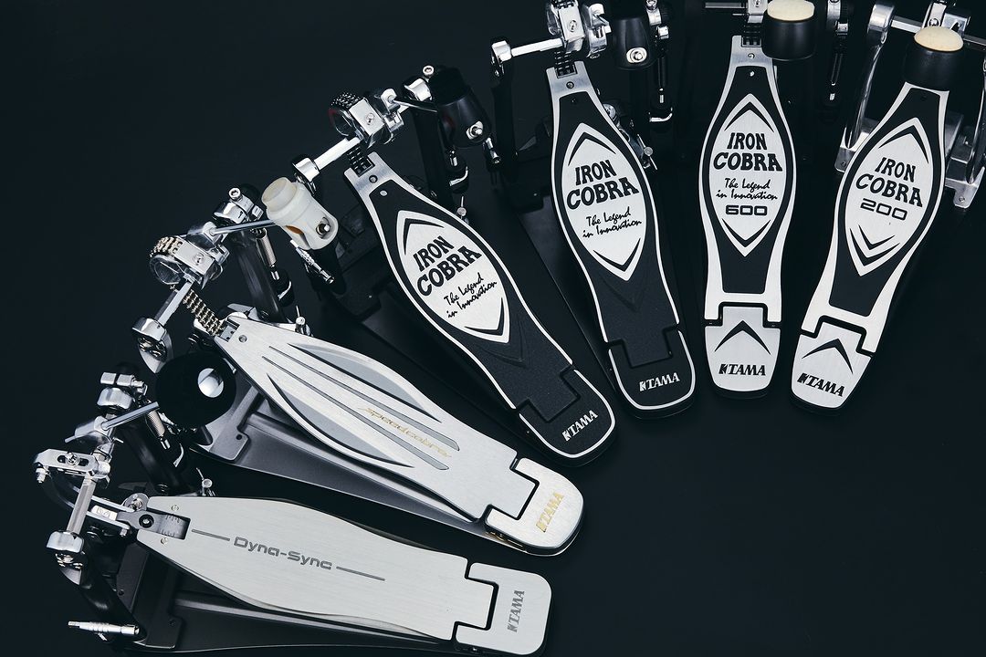 TAMA offers various professional-grade drum pedals such as the Dyna-Sync, Speed Cobra, and Iron Cobra. They each have their own unique characteristics and features. Which one is your favorite?