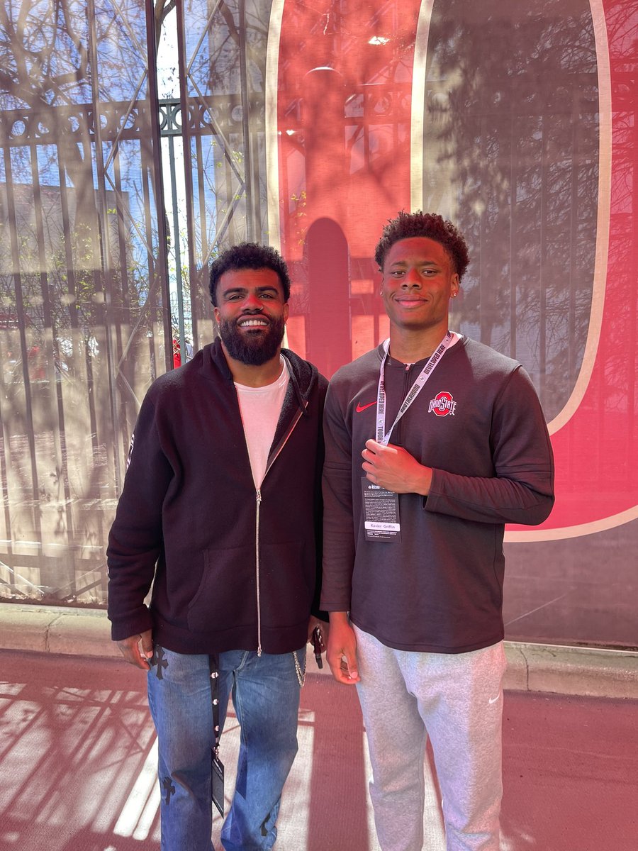 Much love to @OhioStateFB coaches and staff for showing us an awesome weekend and an amazing experience in Columbus, nothing but love shown from everyone!! 80K plus for the spring game was insane! Definitely can’t wait to come back! @SP_KnuckIfUBuck @JLaurinaitis55 @RecruitTheG