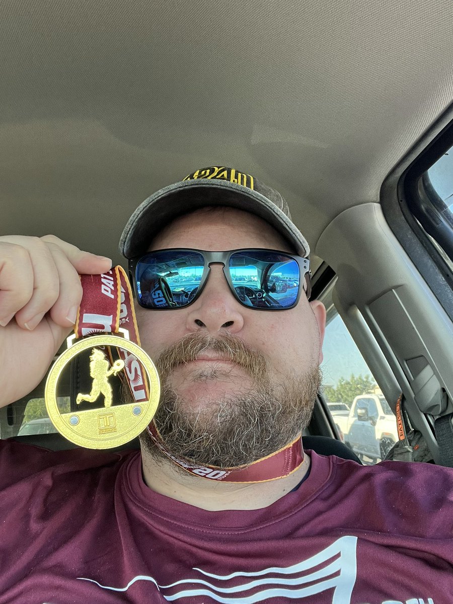Today was my first #PatsRun. 
273 days ago, I wasn’t sure I’d be able to participate. 
There were several times that I wanted to quit but I had my dad and my wife there with me. I may have been the last person to cross the finish but I finished.
#PatsRun2024 #dontgiveup